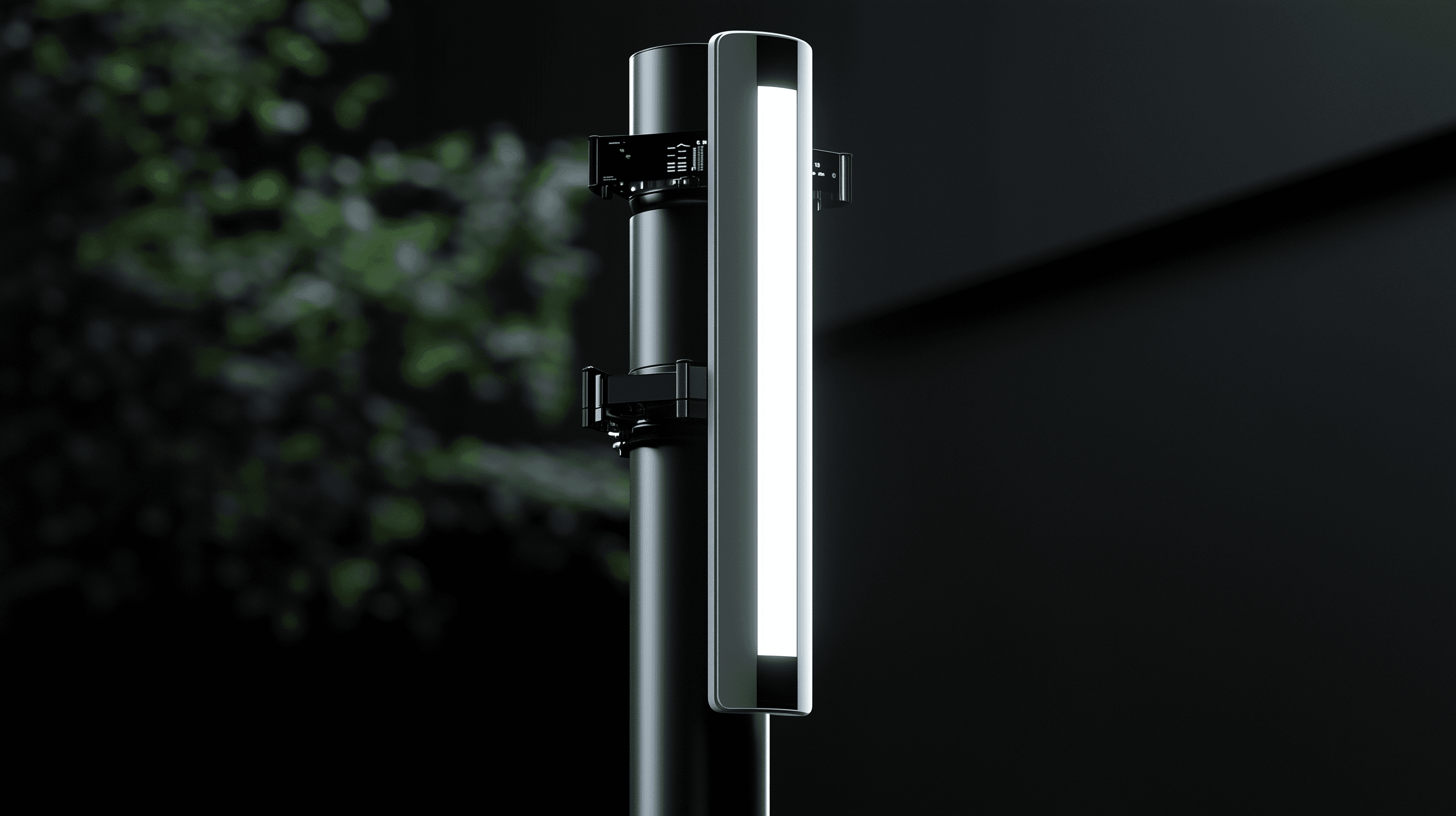 Smart poles with integrated environmental sensors