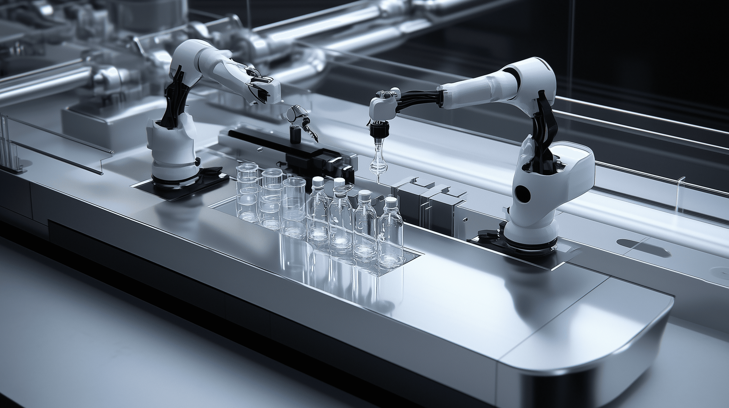 Automated Disinfectant Production Line for Efficiency
