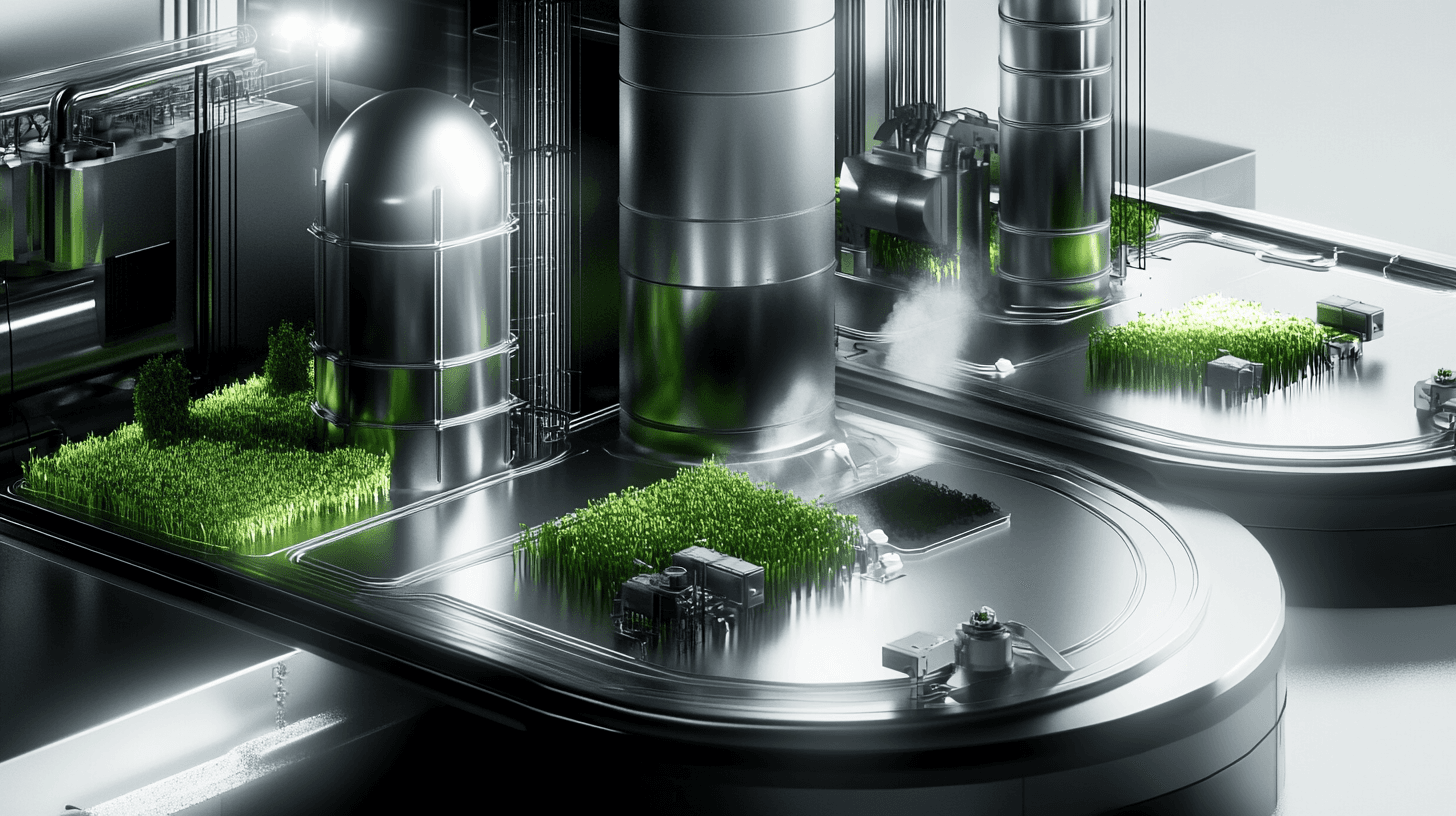 Carbon capture solution for industrial power plants
