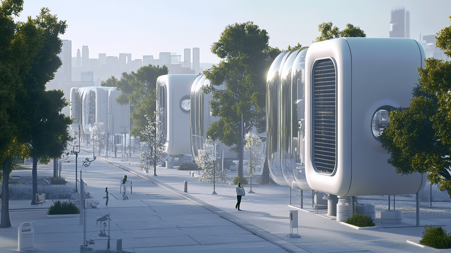 Eco-friendly carbon capture units for urban areas